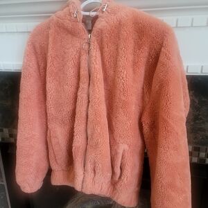 Cozy Coral Puffer Jacket
